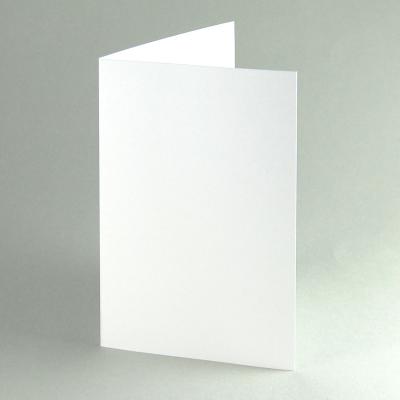 100 weiße Klappkarten 16,5 x 11,5 cm