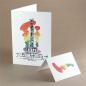 Preview: 10 Recyclingkarten mit Tischkarten: Gay Pride