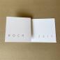 Preview: 10 silber gedruckte Karten mit silbernen Kuverts: HOCH ZEIT