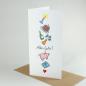 Preview: 10 Recycling-Geburtstagskarten mit Umschlägen: Alles Gute!