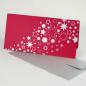 Preview: 10 rote Weihnachtskarten mit silbernen Umschlägen