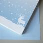 Preview: Weihnachts-Briefpapier: Elch im Schneetreiben