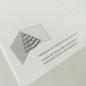 Preview: transparentes Einlegeblatt für den Schreibtischweihnachtsbaum