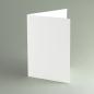 Preview: weiße Klappkarte DIN A6 (Besuchskartenkarton 246 g/qm)