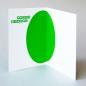 Preview: grüne Osterkarte: frohe ostern - Typografisches