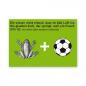 Preview: Fußball-Postkarte: Frosch