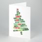 Preview: Weihnachtskarte mit Lettering: Oh Tannenbaum