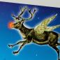 Preview: Weihnachtskarte: Rudolph mit leuchtend roter Nase
