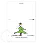Preview: Weihnachtskarte: Weihnachtsbaum mit Wunsch