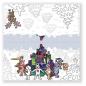 Preview: Weihnachtskarte: witzige Geschenkepyramide im Wald