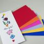 Preview: 6 Geburtstagskarten mit  farbigen Umschlägen
