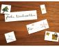Preview: 10 Recycling-Weihnachtskarten mit Umschlag und Banderole
