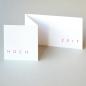 Preview: 10 pink gedruckte Hochzeitseinladungen mit Kuverts: HOCH ZEIT