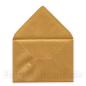 Preview: Kronen für alle - Recycling-Grußkarte mit goldenem Umschlag