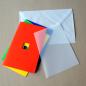 Preview: 10 Siebdruckkarten mit Kuverts: Farben-Leporello