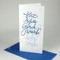 Preview: 10 Recyclingkarten mit blauen Kuverts: Herzlichen Glückwunsch!