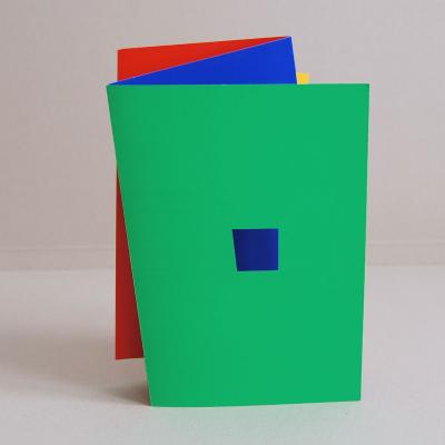 10 Siebdruckkarten mit Kuverts: Farben-Leporello
