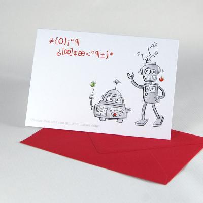 10 Weihnachtskarten mit roten Umschlägen: Künstliche Intelligenz