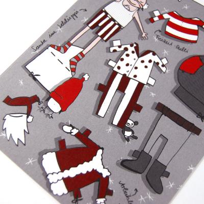 10 Weihnachtskarten mit roten Umschlägen: style your Santa