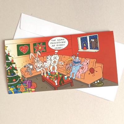 10 Weihnachtskarten mit Kuverts: The same procedure as every year