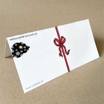 Season´s Greetings - 10 Karten mit roten Umschlägen