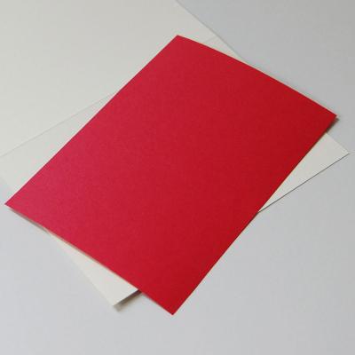 rotes Einlegeblatt 14,5 x 10,1 cm (Paperado 100 g/qm)