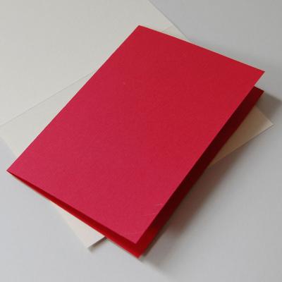 rotes Einlegeblatt 20,3 x 14,5 cm (Paperado 100 g/qm)