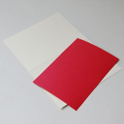 rotes Einlegeblatt 16,3 x 11,3 cm (Paperado 100 g/qm)