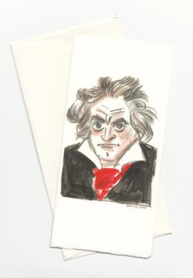 Grußkarte: Ludwig van Beethoven