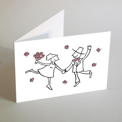 Hochzeitskartenset: Einladungen, Tischkarten, Dankekarten