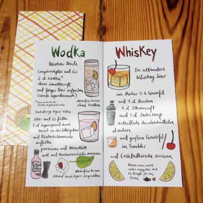 illustriertes Rezeptbüchlein: Cocktail-Favoriten mit und ohne Alkohol