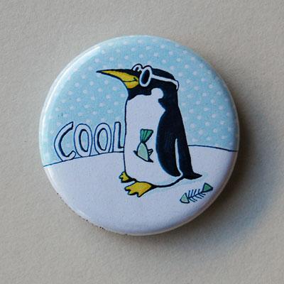 Kühlschrankmagnet: Cool  (Pinguin)