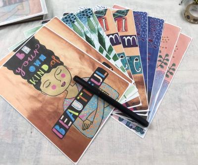 Miniposter / große Postkarten: Set mit 2 x 5 Drucken