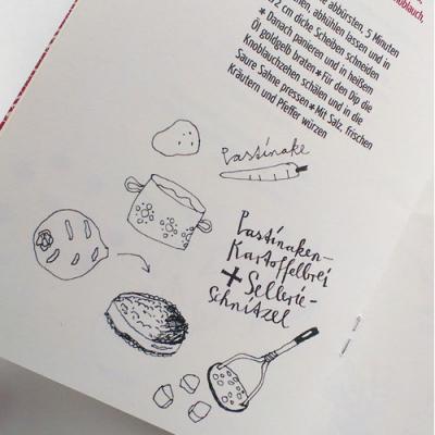 illustriertes Kochbüchlein: kochen wie fliegen
