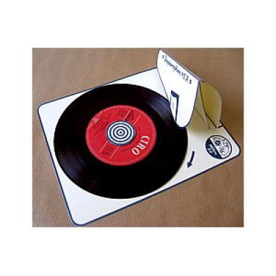 Bastelbogen: PAPIEROPHON 45R (Plattenspieler unplugged)