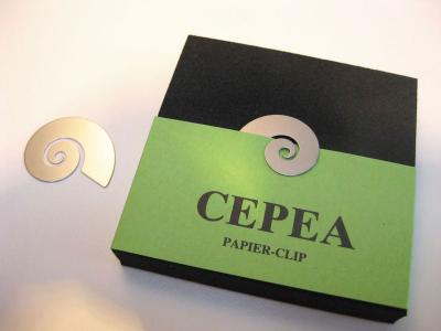 Papier-Clips: 8 CEPEA Edelstahl-Klammern