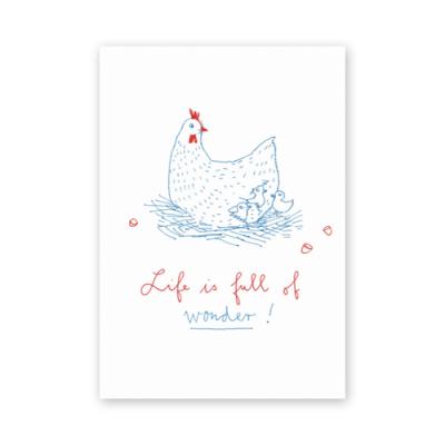 Postkarte: Life is full of wonder!