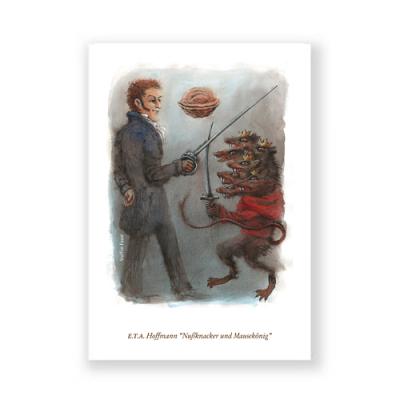 Postkarte: E.T.A. Hoffmann „Nußknacker und Mausekönig“