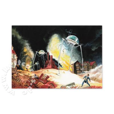 Postkarte: The War of the Worlds