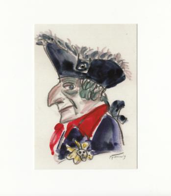 Postkarte: Friedrich der Große