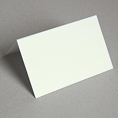 weiße Recycling-Tischkarte  7 x 9,9 cm (Recycard 250 g/qm)