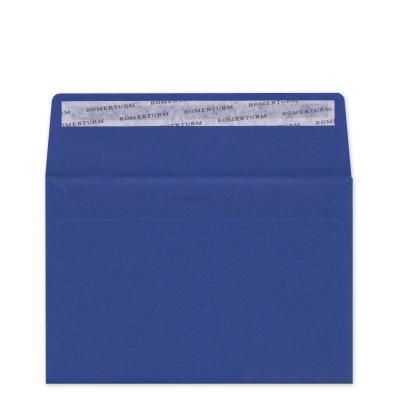 blauer, haftklebender Recycling-Umschlag, 12 x 18 cm