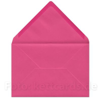 pinker Umschlag, 12 x 17,6 cm  (DIN B6)