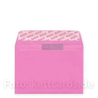 pinker, haftklebender Umschlag, DIN C6