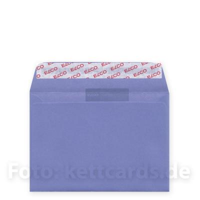 violetter, haftklebender Umschlag, DIN C6