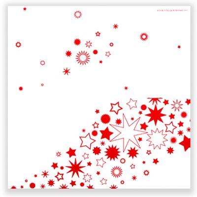 Weihnachtskarte: rote Sterne