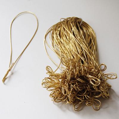 100 elastische Goldkordeln, 22 cm