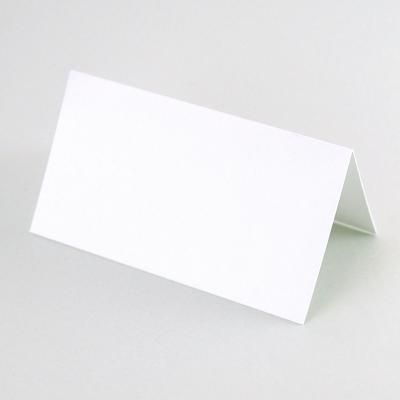 100 weiße Tischkarten 6 x 11 cm