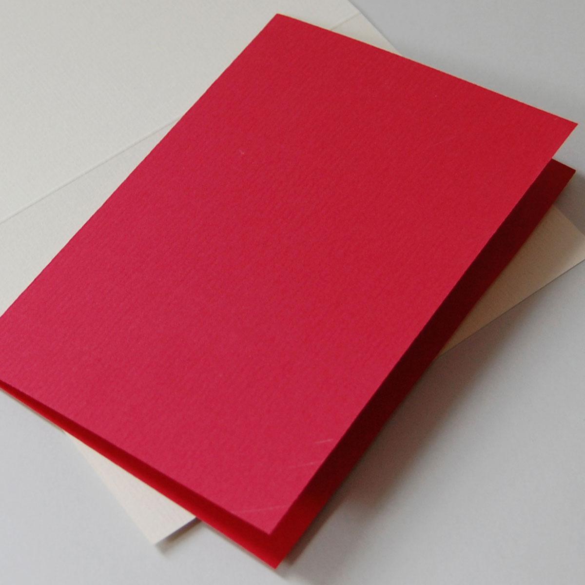 100 rote Einlegeblätter 16,3 x 22,4 cm