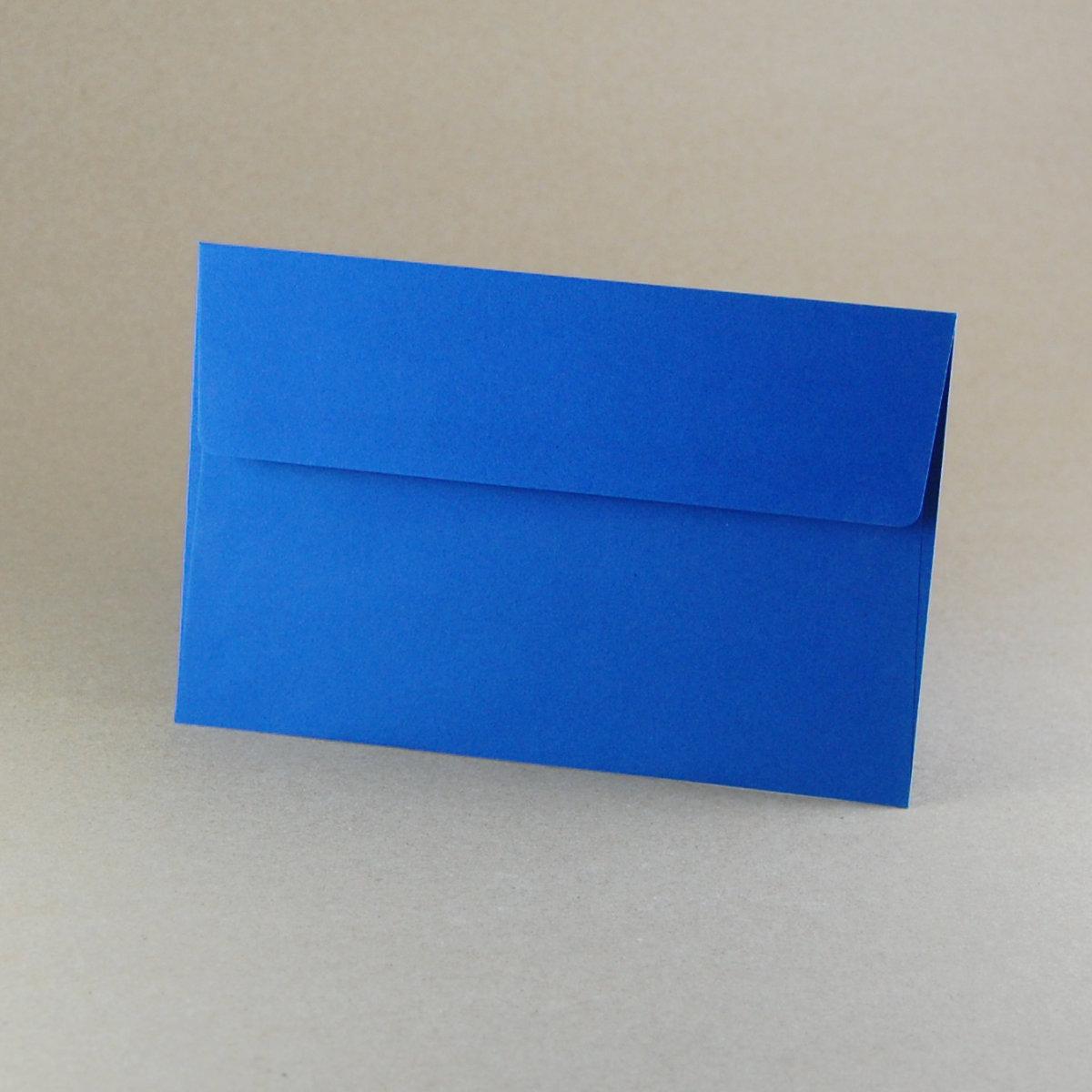 10 graue Karten mit blauen Kuverts: für Weihnachten und Neujahr